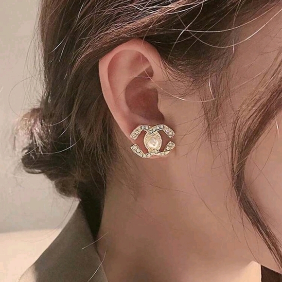 Chanel Style Earrings - Picture 2 of 5